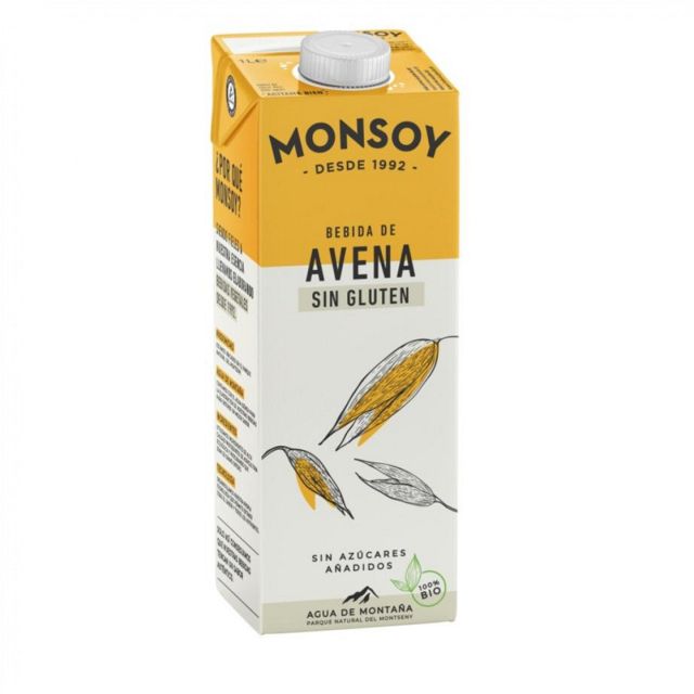 Monsoy - Bebida de avena 1litro  Alimentación  La Tienda
