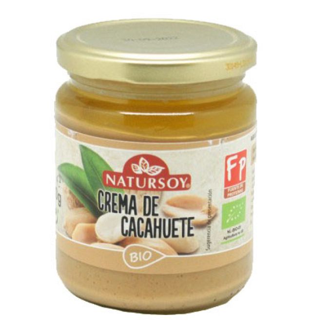 Natursoy - Crema de cacahuete 250gr Alimentación  La Tienda