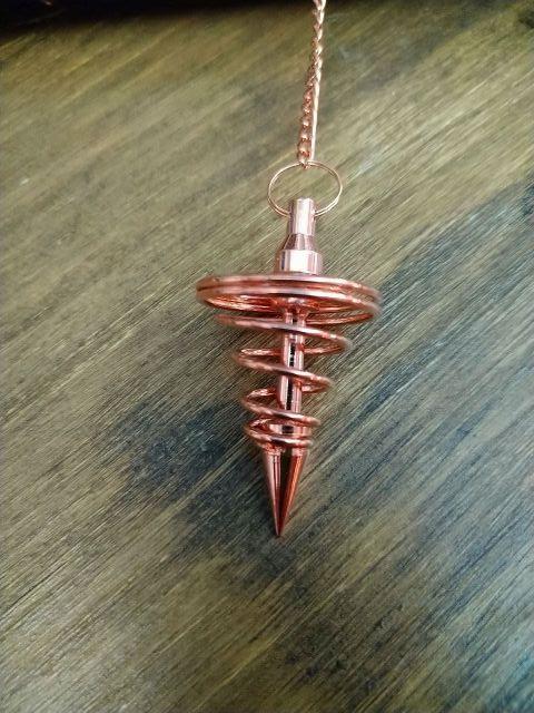 De cobre, espiral pequeño Péndulos Artículos de regalo