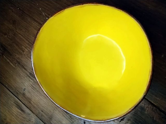 big bowl YELLOW Ceramics Gifts