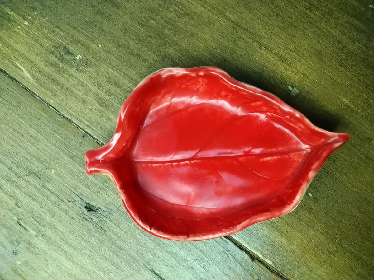 großes Blatt. ROT