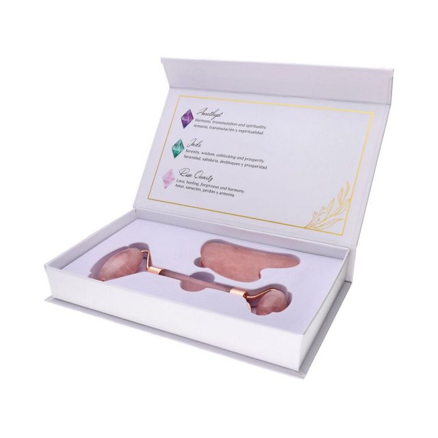Cuarzo rosa - Caja Regalo Minerales Artículos de regalo