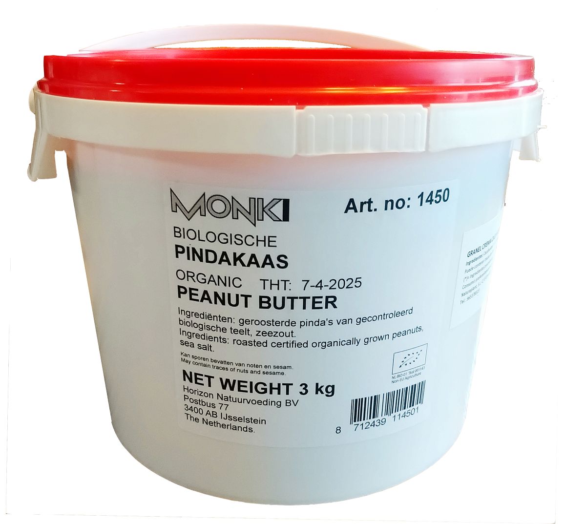 Monki - Crema de cacahuete 3kg