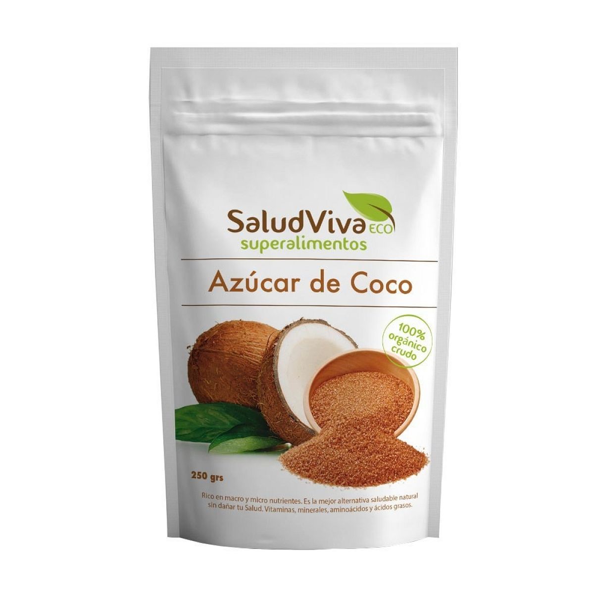 Salud viva - Azúcar de coco 250gr