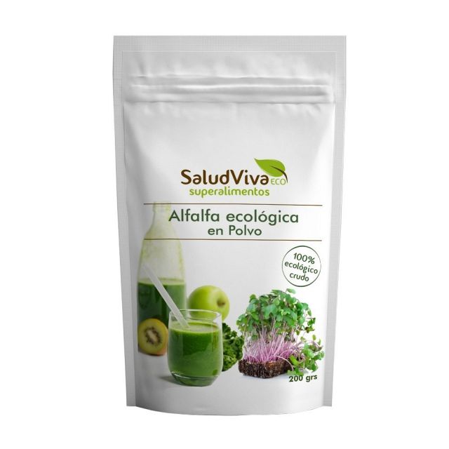 Salud viva - Alfalfa en polvo 200gr Suplementos La Tienda
