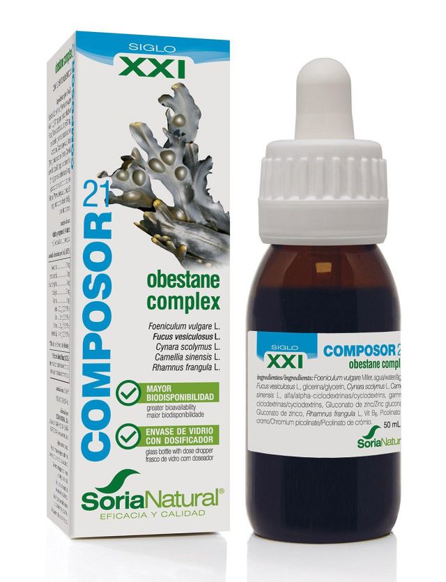 Soria natural - Composor 21 Obestane Suplementos La Tienda