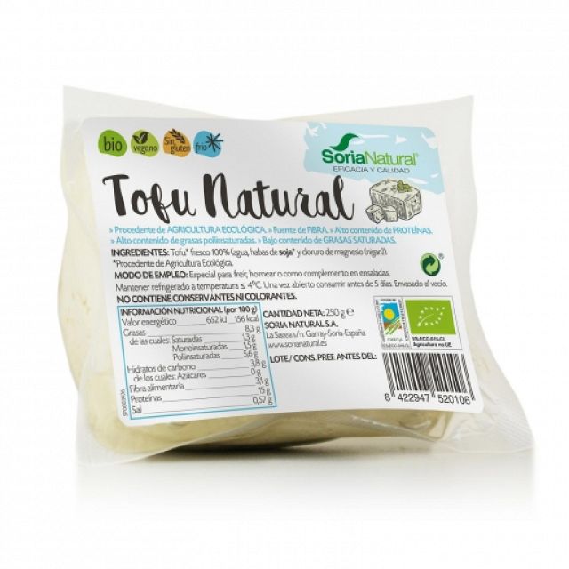 Soria natural - Tofu Natural  250gr Alimentación  La Tienda