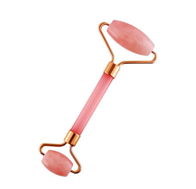 watermelon quartz - Double Roller Massager minerals Gifts