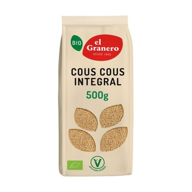 El Granero - Cous cous trigo espelta integral 500gr Alimentación  La Tienda
