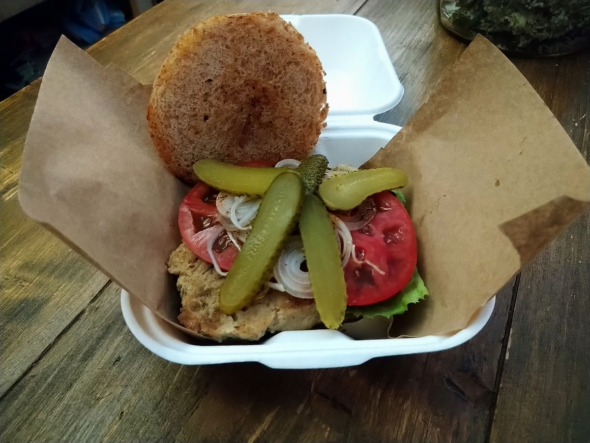 Hamburguesa de seitán